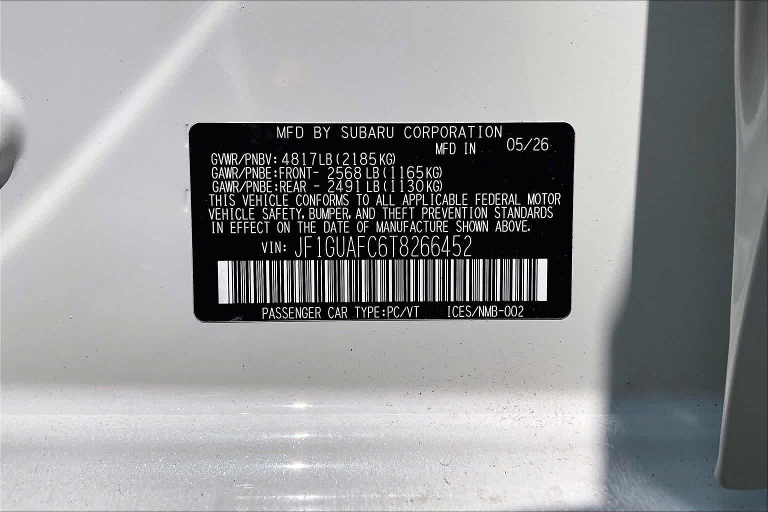 New 2026 Subaru Impreza 2.0i Sport AWD/4WD image 19