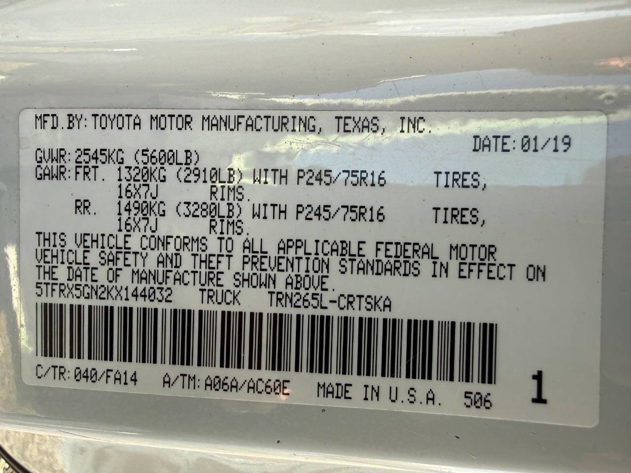 Used 2019 Toyota Tacoma SR image 41