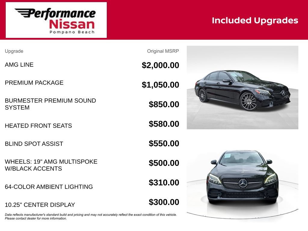 Used 2019 Mercedes-Benz C 300 Sedan w/ AMG Line image 7