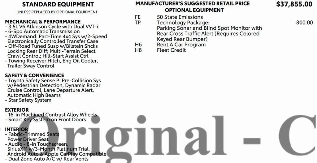 Used 2022 Toyota Tacoma TRD Off-Road w/ Technology Package image 2