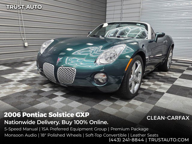 Used 2006 Pontiac Solstice Convertible w/ Premium Package RWD image 1
