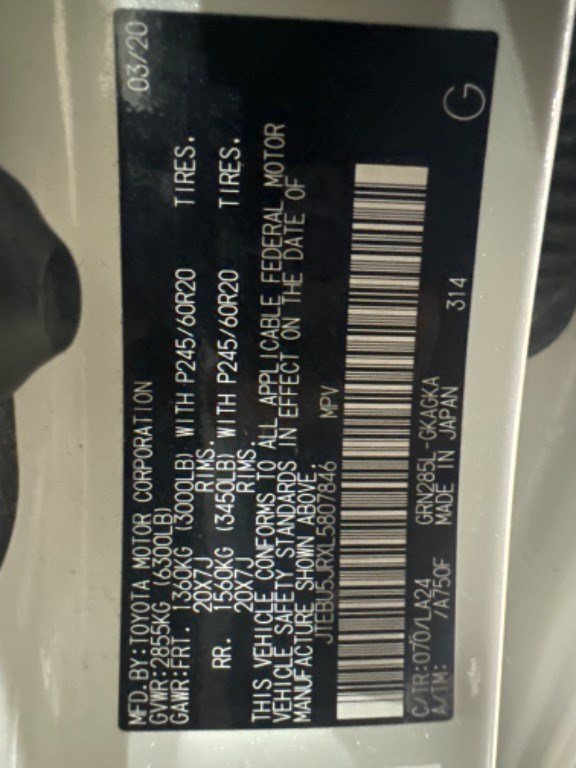 Used 2020 Toyota 4Runner Limited AWD/4WD image 12