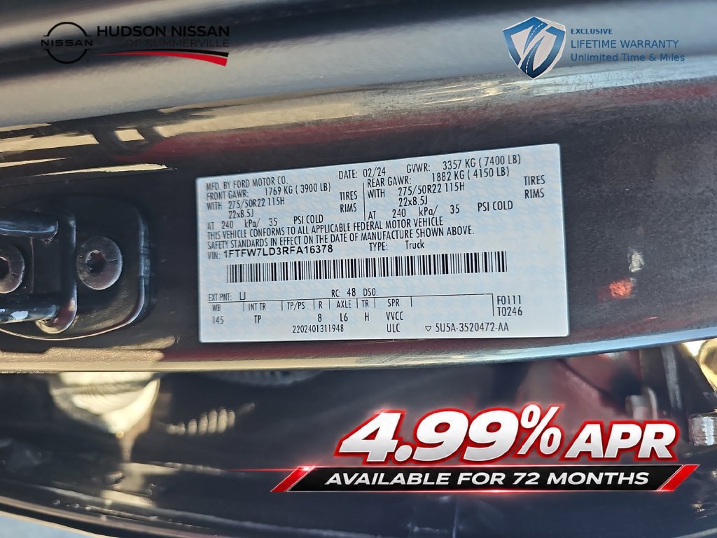Used 2024 Ford F150 Platinum w/ Equipment Group 703A Plus AWD/4WD image 34