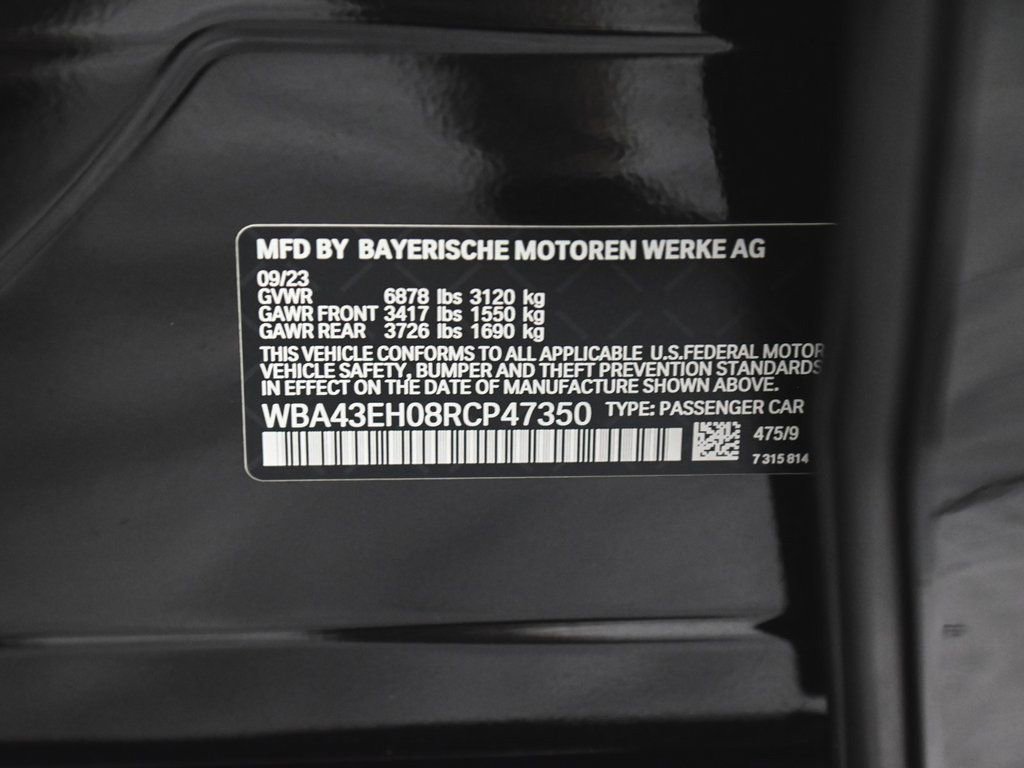 Used 2024 BMW 750e xDrive w/ Premium Package AWD/4WD image 17