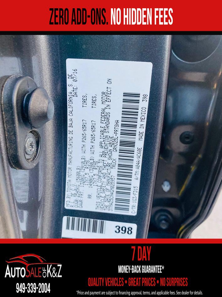 Used 2016 Toyota Tacoma TRD Sport w/ Towing Package RWD image 33