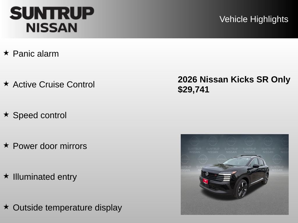 Used 2026 Nissan Kicks SR w/ SR Premium Package AWD/4WD image 38