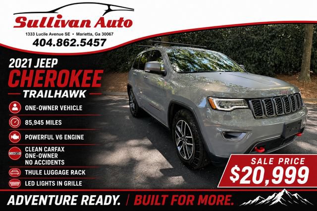 Used 2021 Jeep Grand Cherokee Trailhawk w/ Trailhawk Luxury Group AWD/4WD image 1