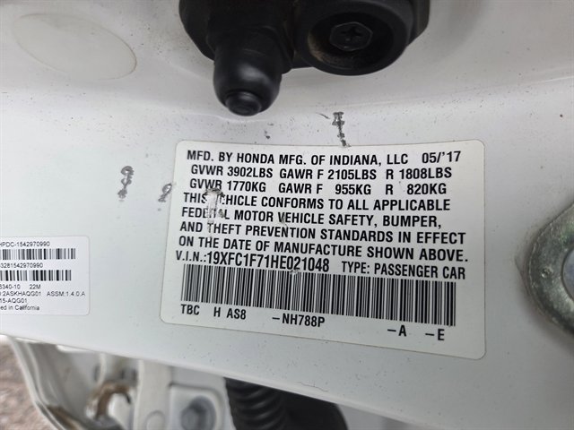 Used 2017 Honda Civic EX-L image 13