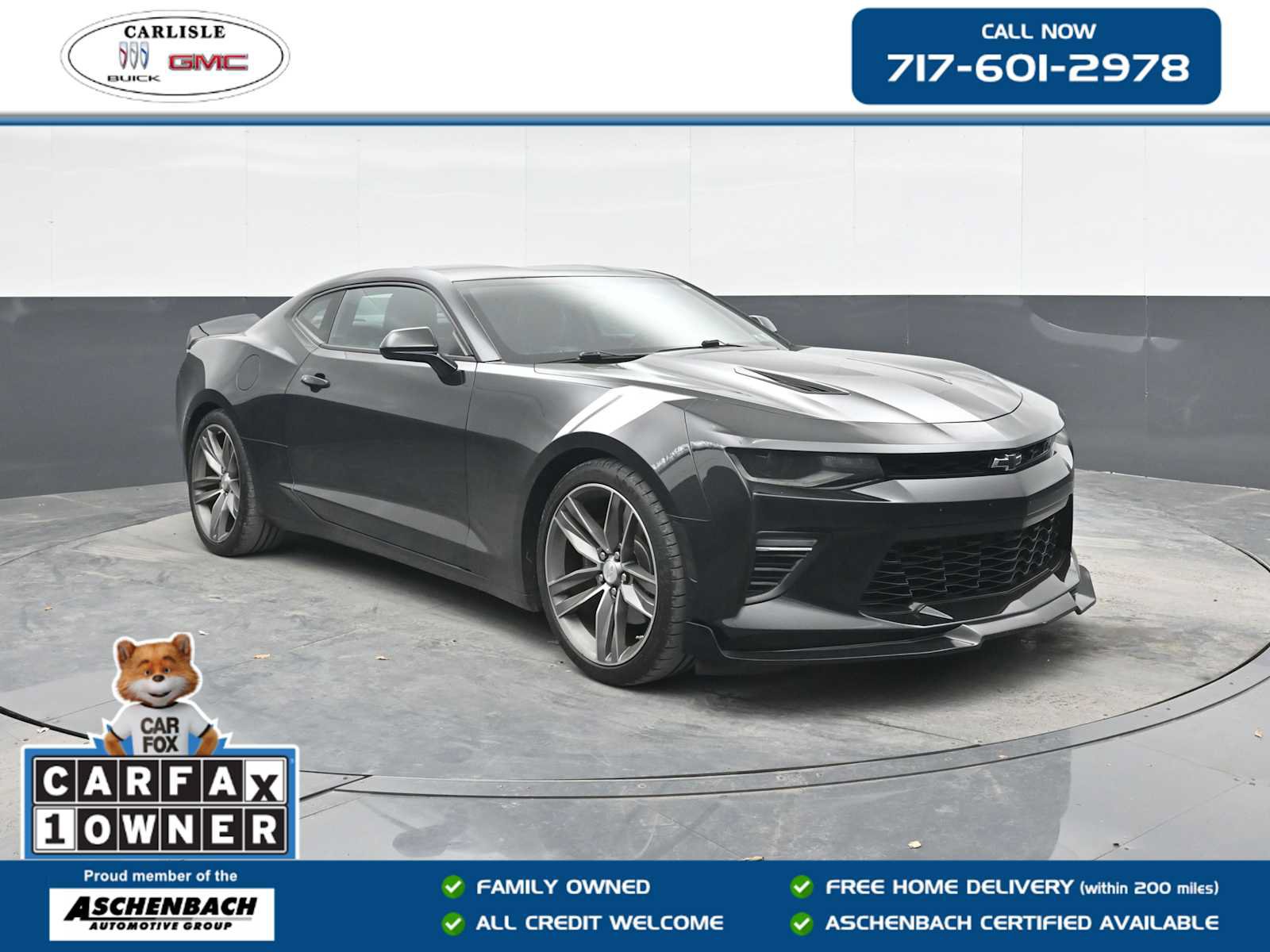 Used 2018 Chevrolet Camaro SS RWD image 1