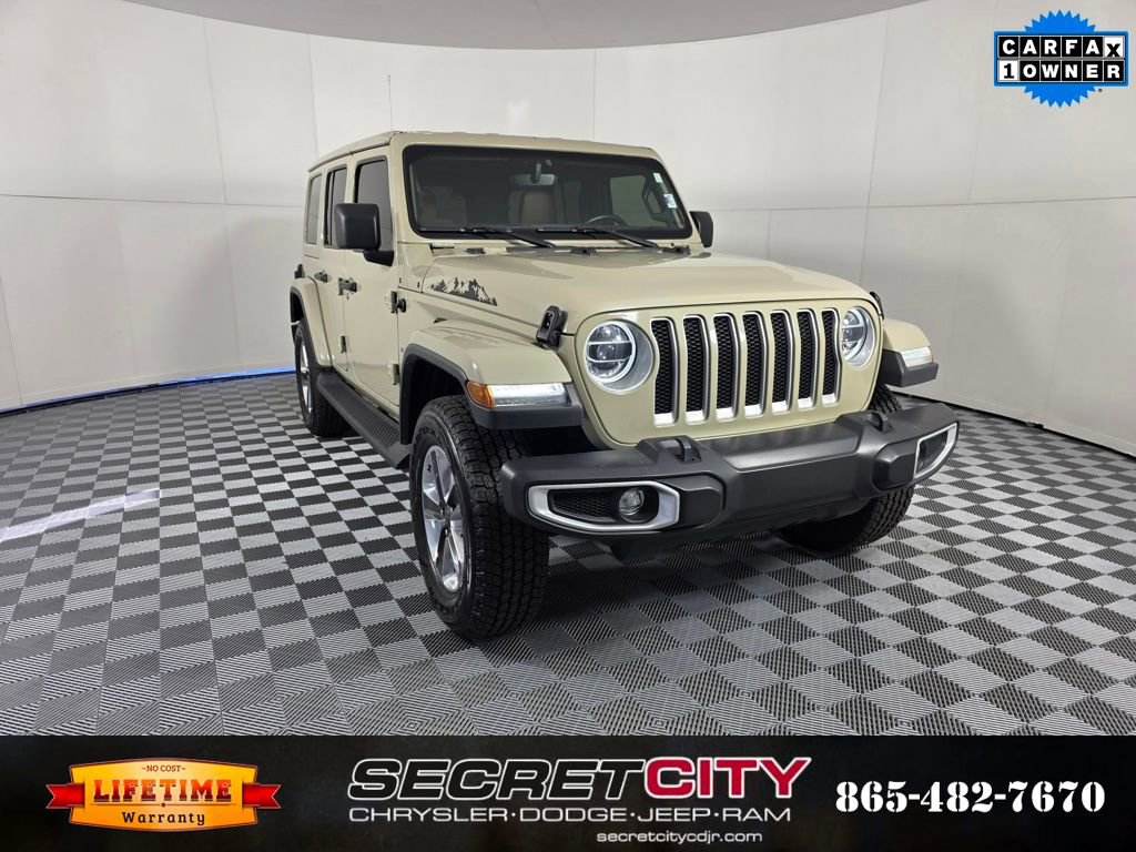 Used 2022 Jeep Wrangler Unlimited Sahara w/ LED Lighting Group image 1