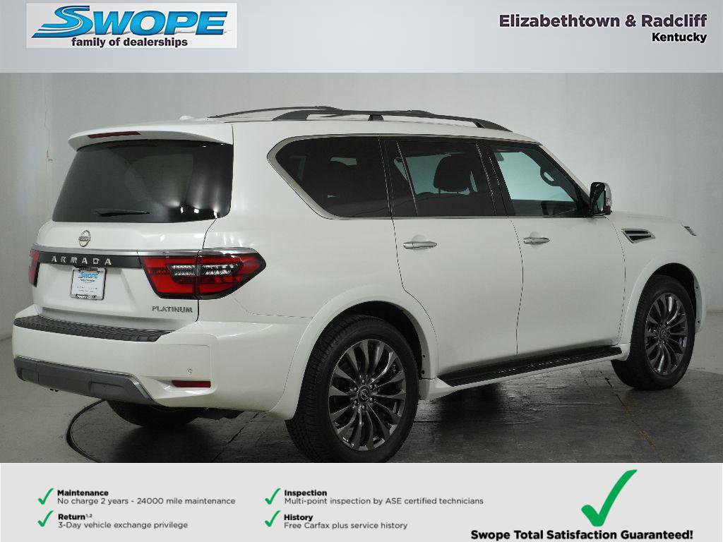 Used 2024 Nissan Armada Platinum w/ Captain's Chairs Package image 4
