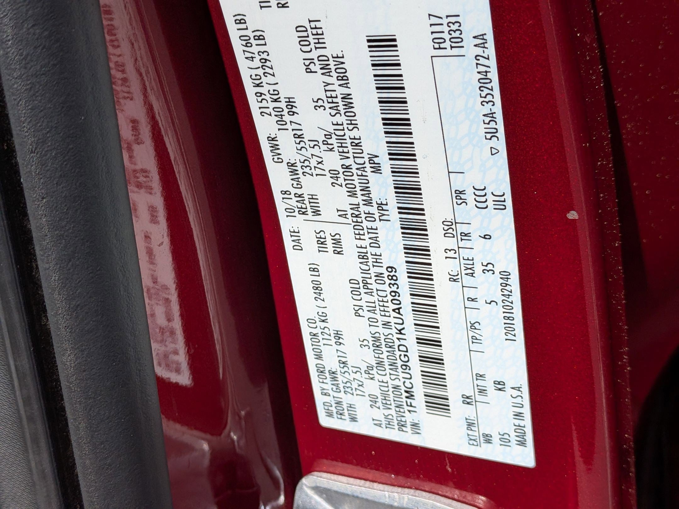 Used 2019 Ford Escape SE AWD/4WD image 22