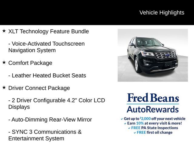 Used 2017 Ford Explorer XLT w/ Equipment Group 202A image 8