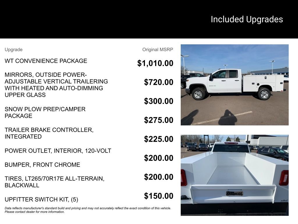 New 2024 Chevrolet Silverado 2500 W/T w/ WT Convenience Package image 5