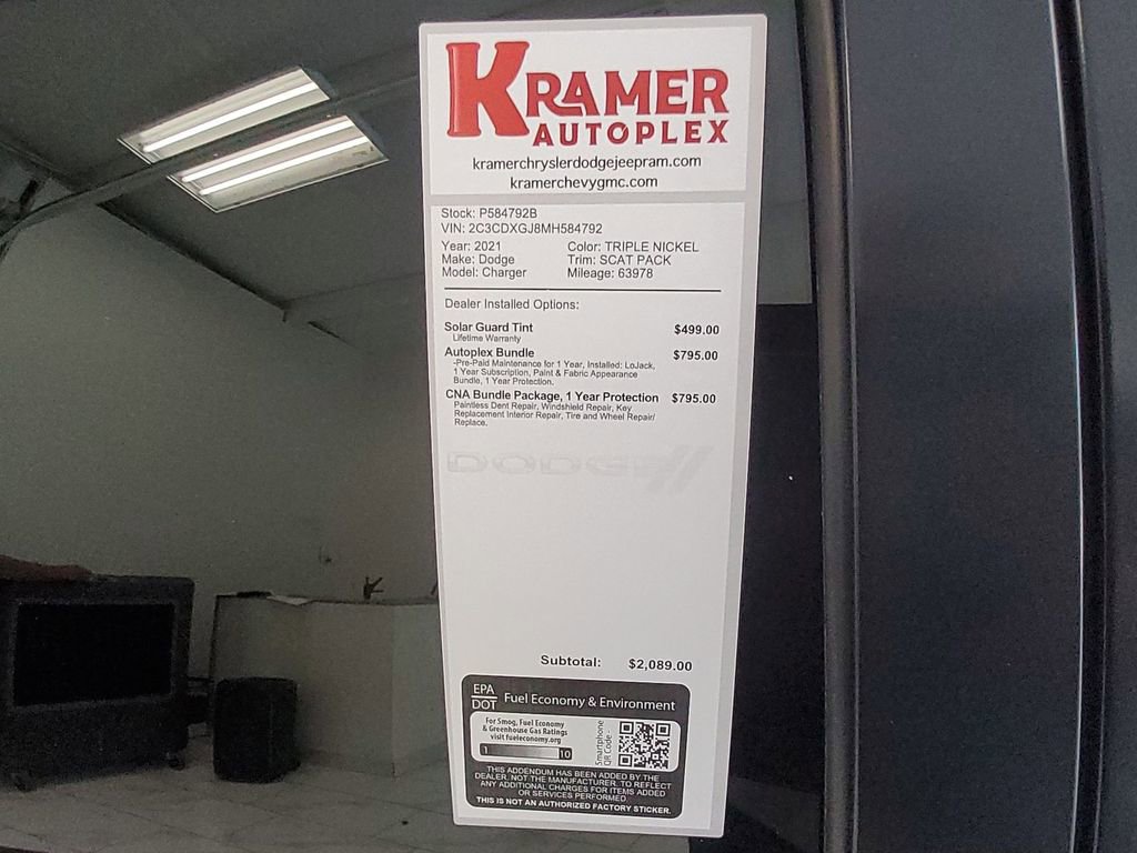 Used 2021 Dodge Charger Scat Pack w/ Navigation & Travel Group image 34