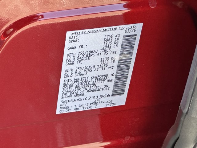 New 2026 Nissan Pathfinder Platinum AWD/4WD image 28