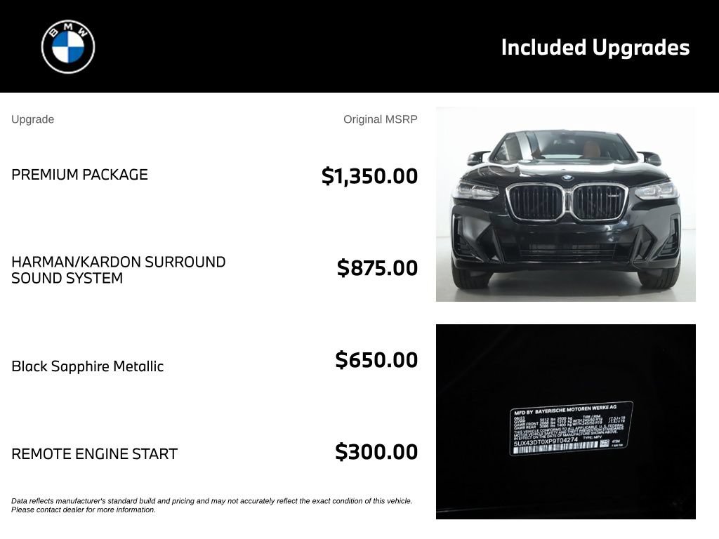 Used 2023 BMW X4 M40i w/ Premium Package AWD/4WD image 4