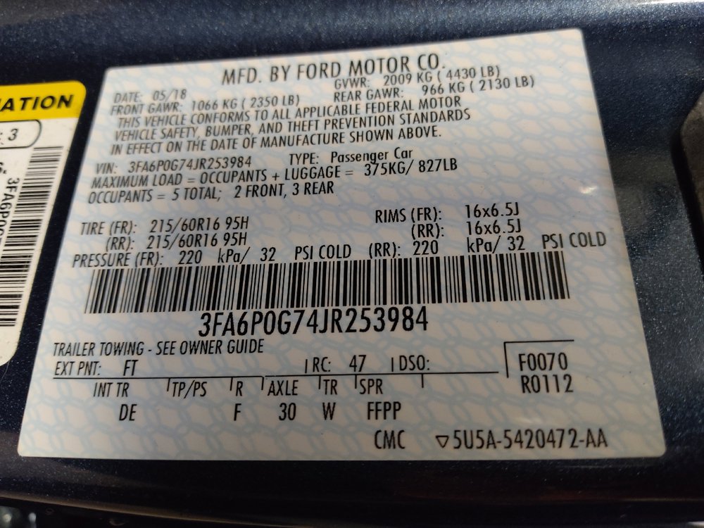 Used 2018 Ford Fusion S FWD image 33