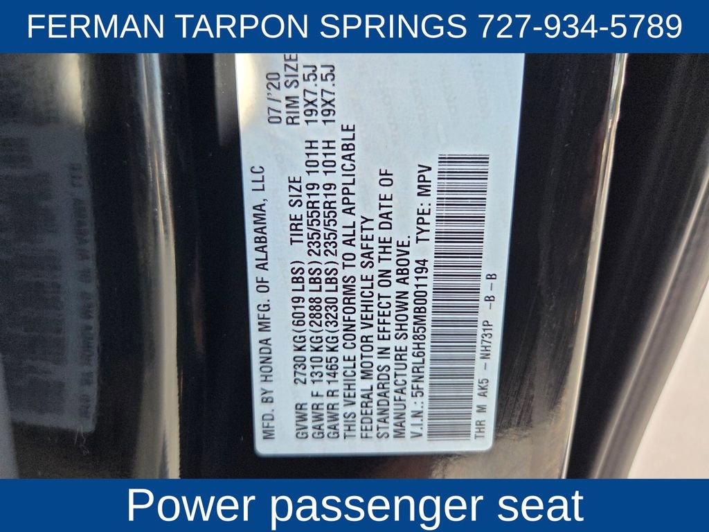 Used 2021 Honda Odyssey Touring image 23