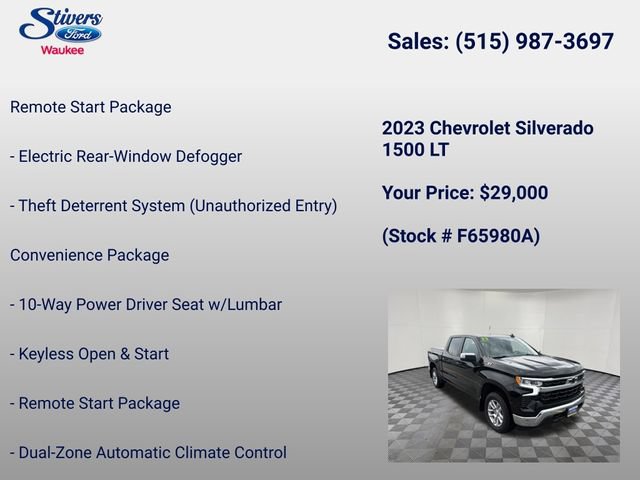 Used 2023 Chevrolet Silverado 1500 LT AWD/4WD image 34