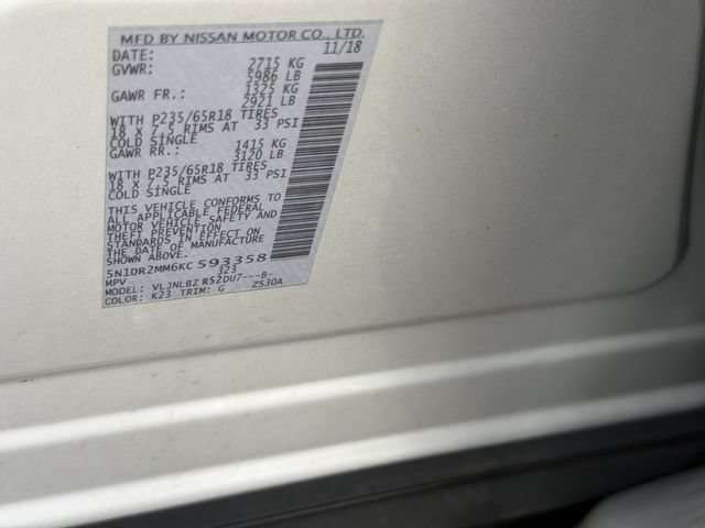 Used 2019 Nissan Pathfinder S AWD/4WD image 36