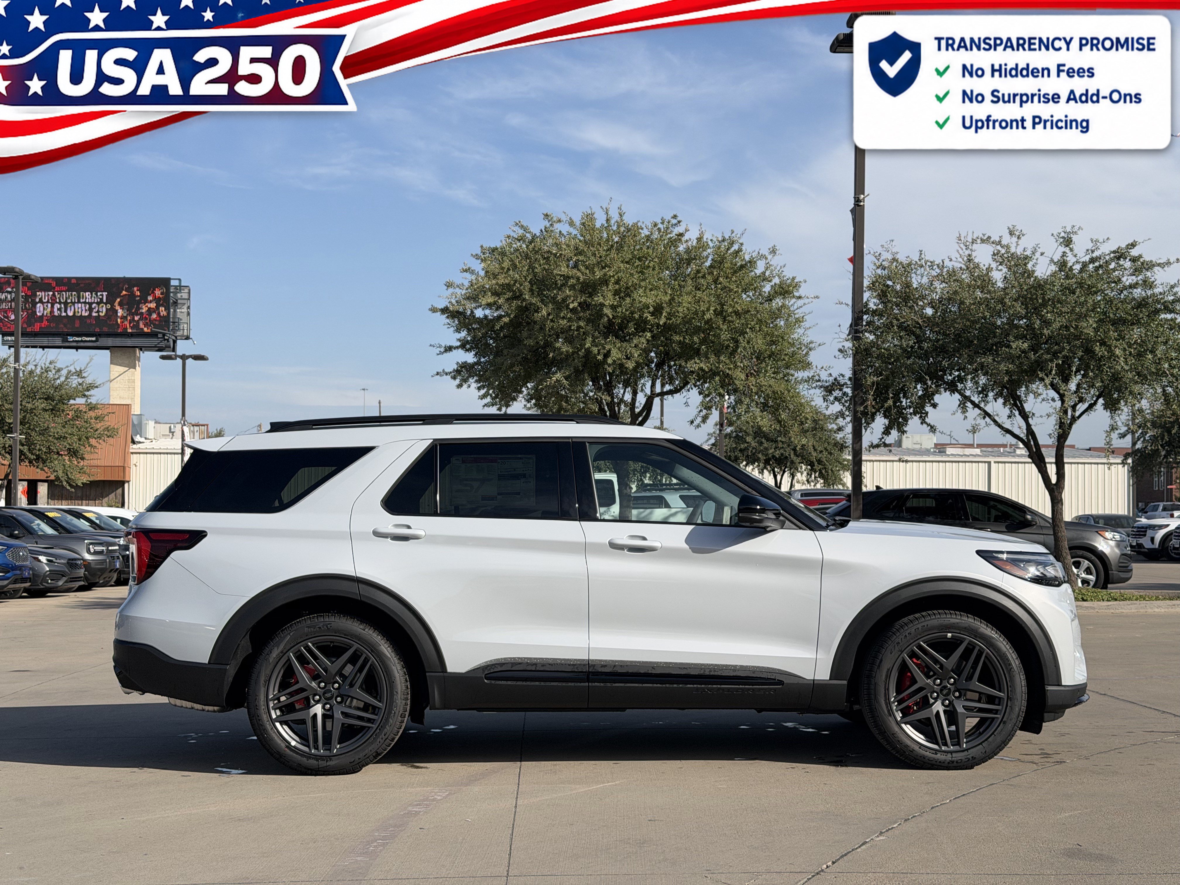 New 2026 Ford Explorer ST w/ Sun And Sound Package AWD/4WD image 3