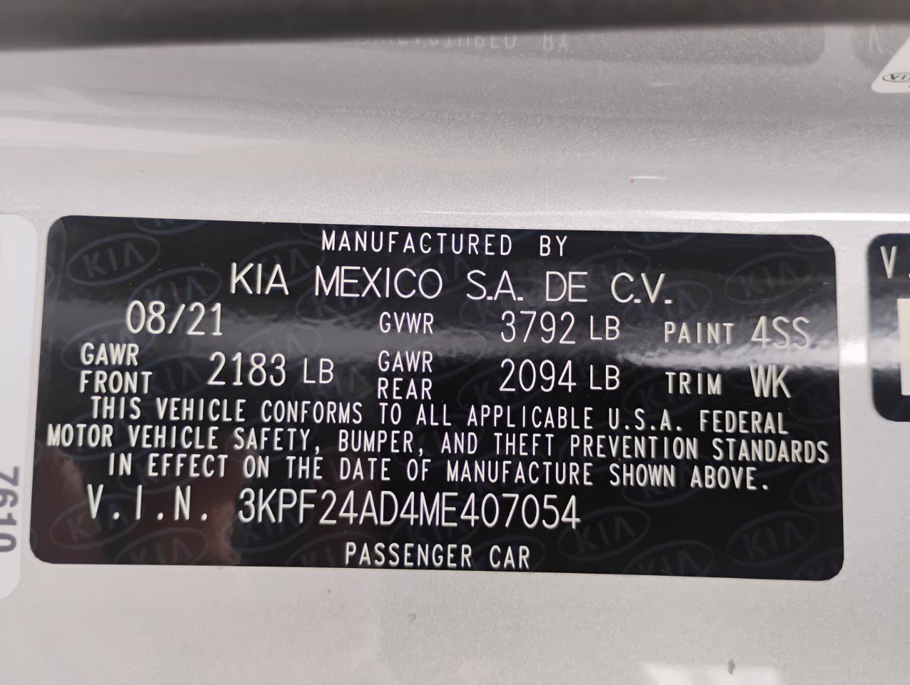 Used 2021 Kia Forte LXS FWD image 86