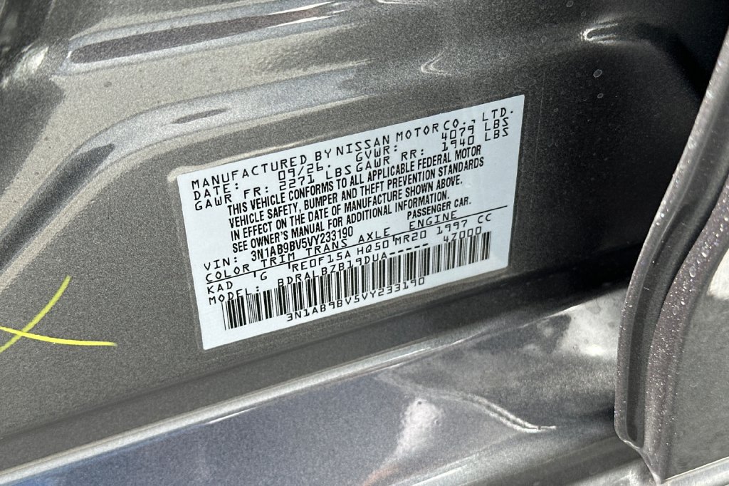New 2027 Nissan Sentra S FWD image 21