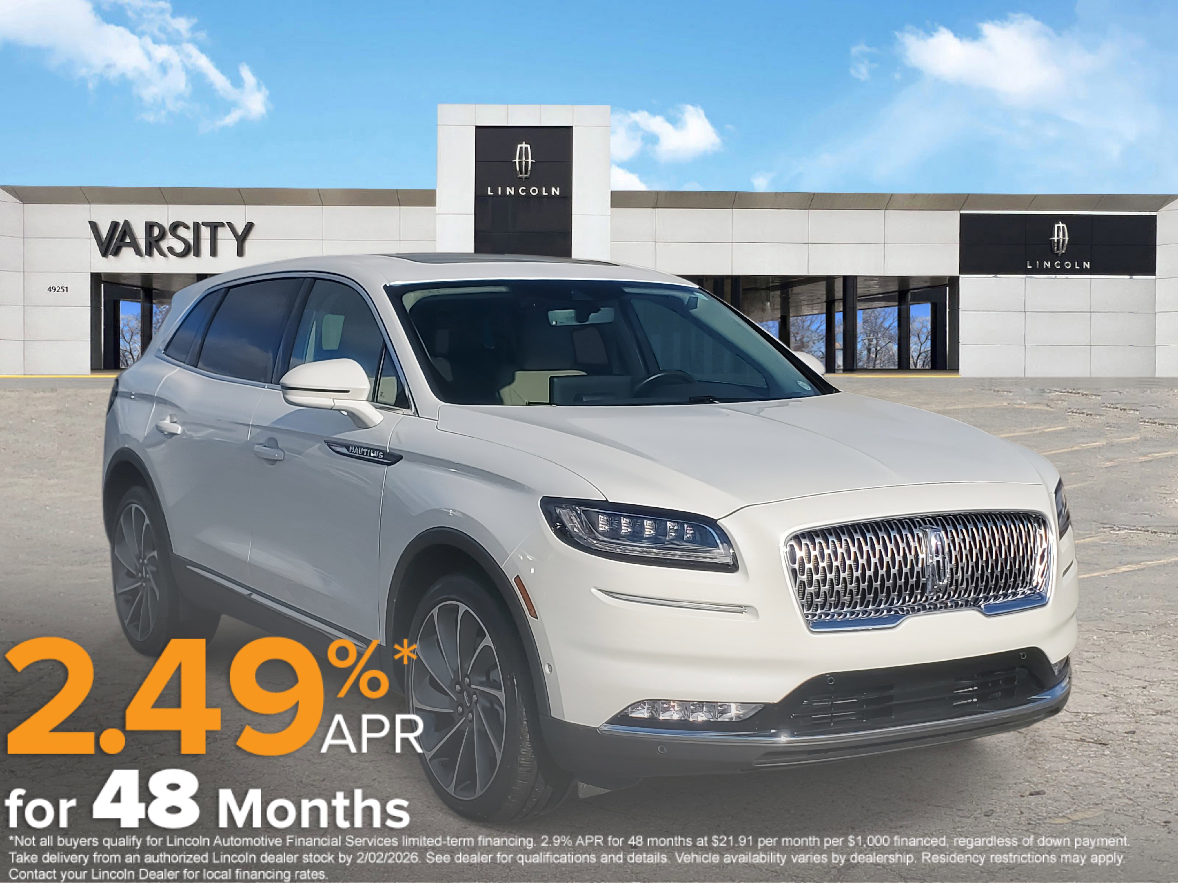 Certified 2023 Lincoln Nautilus Reserve w/ Equipment Group 202A