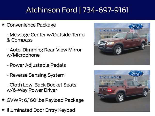 Used 2010 Ford Explorer Sport Trac XLT image 8