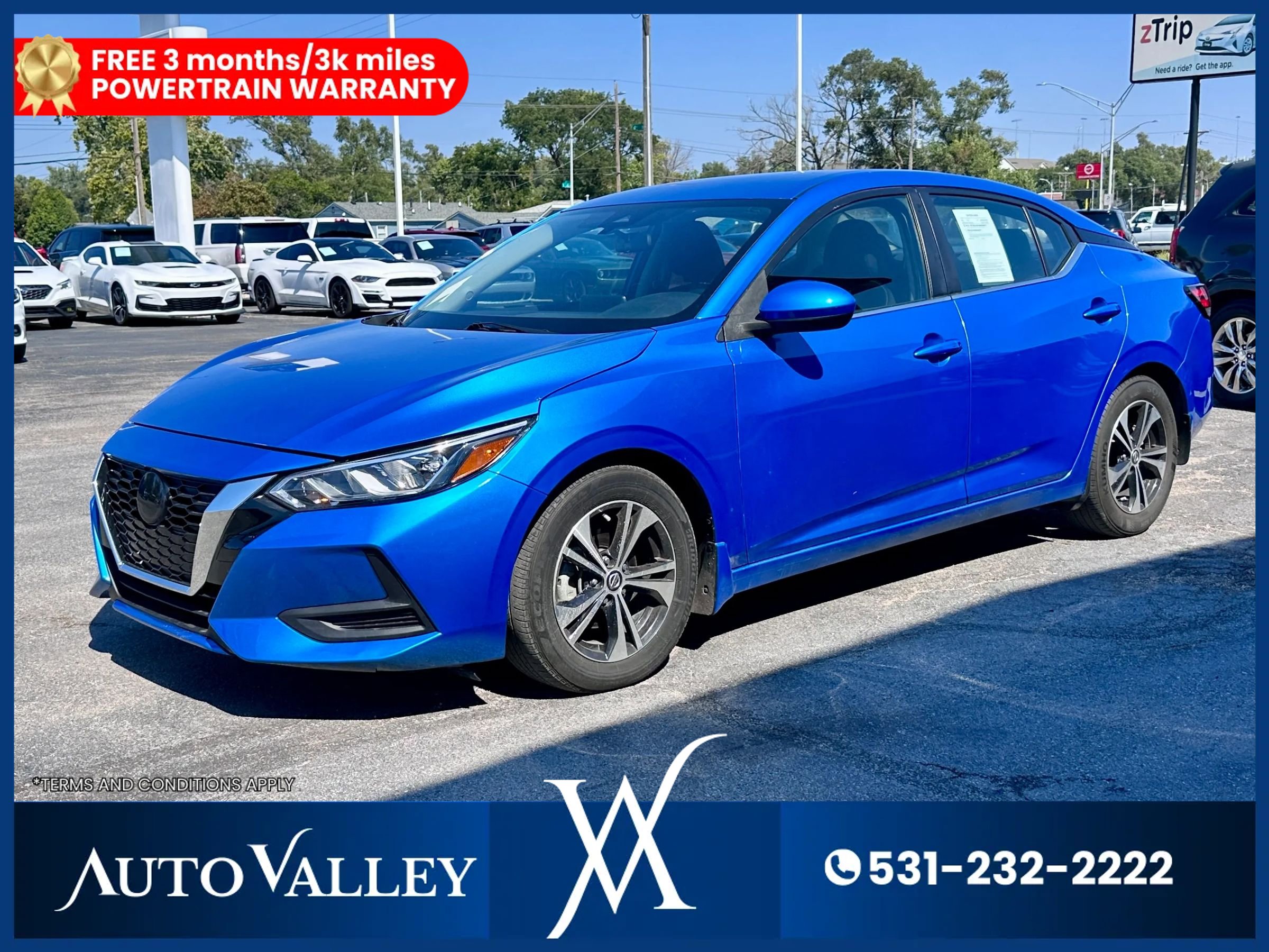 Used 2021 Nissan Sentra SV image 3