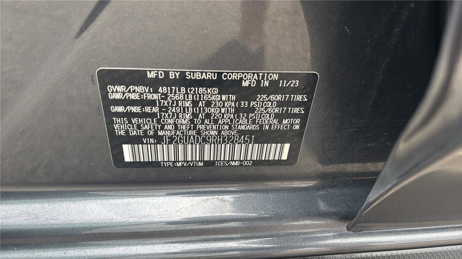 Used 2024 Subaru Crosstrek 2.0i Premium image 26