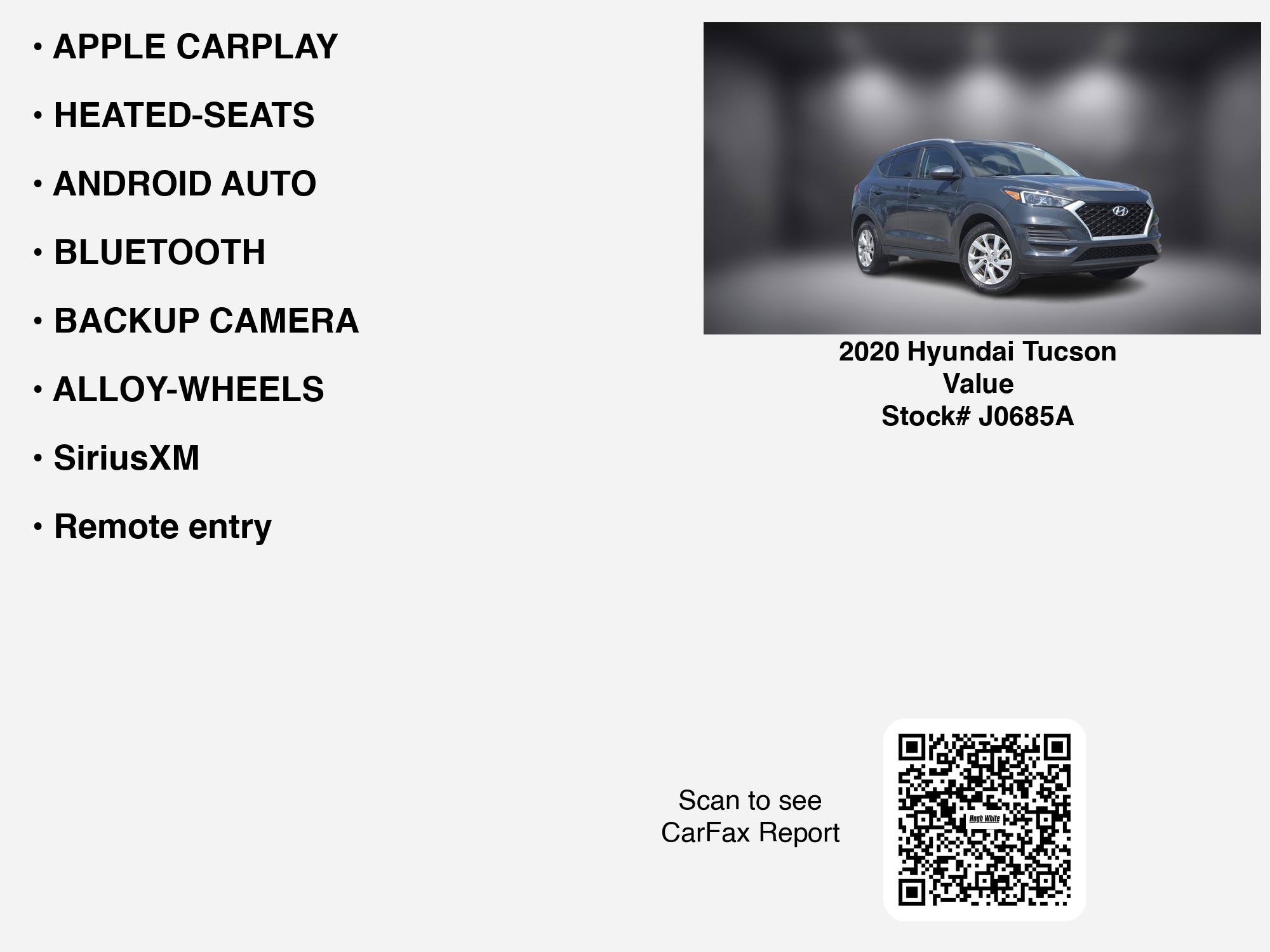 Used 2020 Hyundai Tucson Value w/ Cargo Package FWD image 34