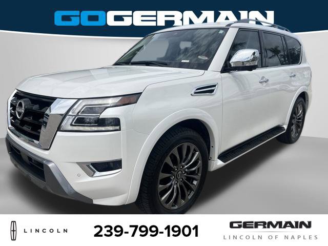 Used 2023 Nissan Armada Platinum w/ Captain's Chairs Package