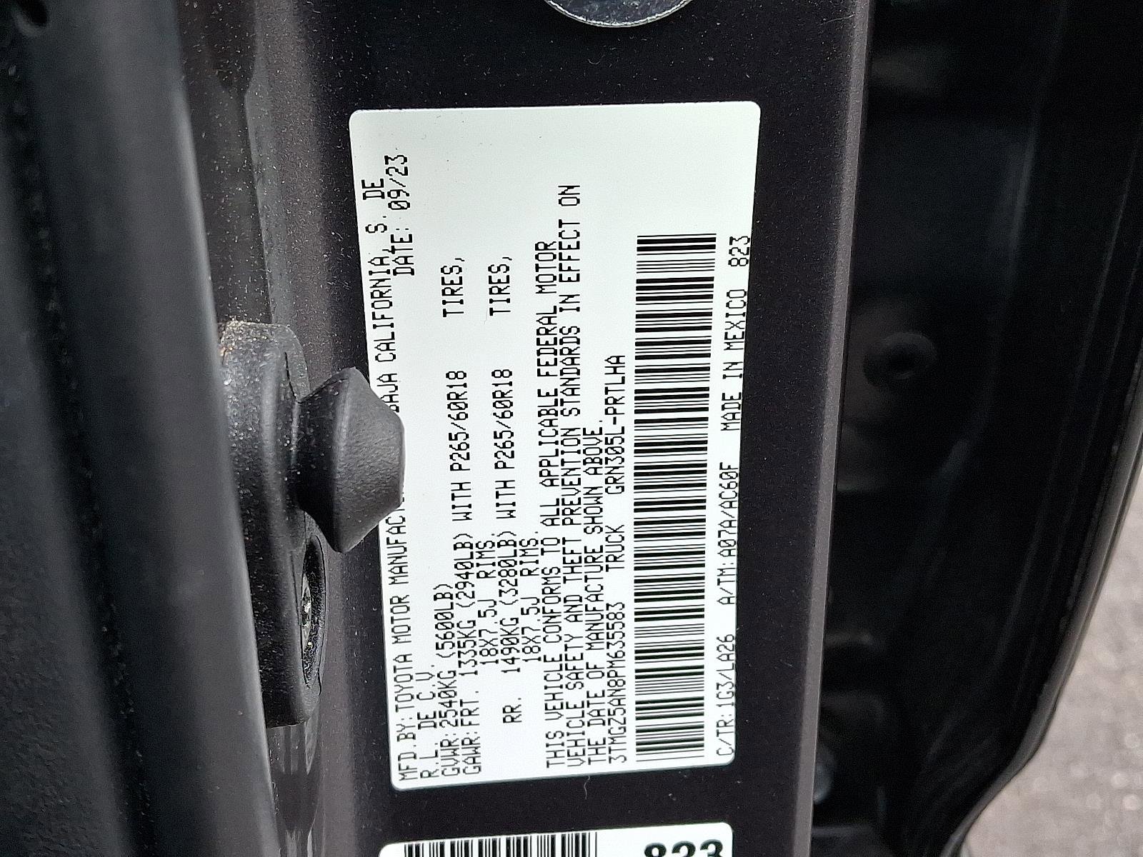 Used 2023 Toyota Tacoma Limited w/ Nightshade Package image 26