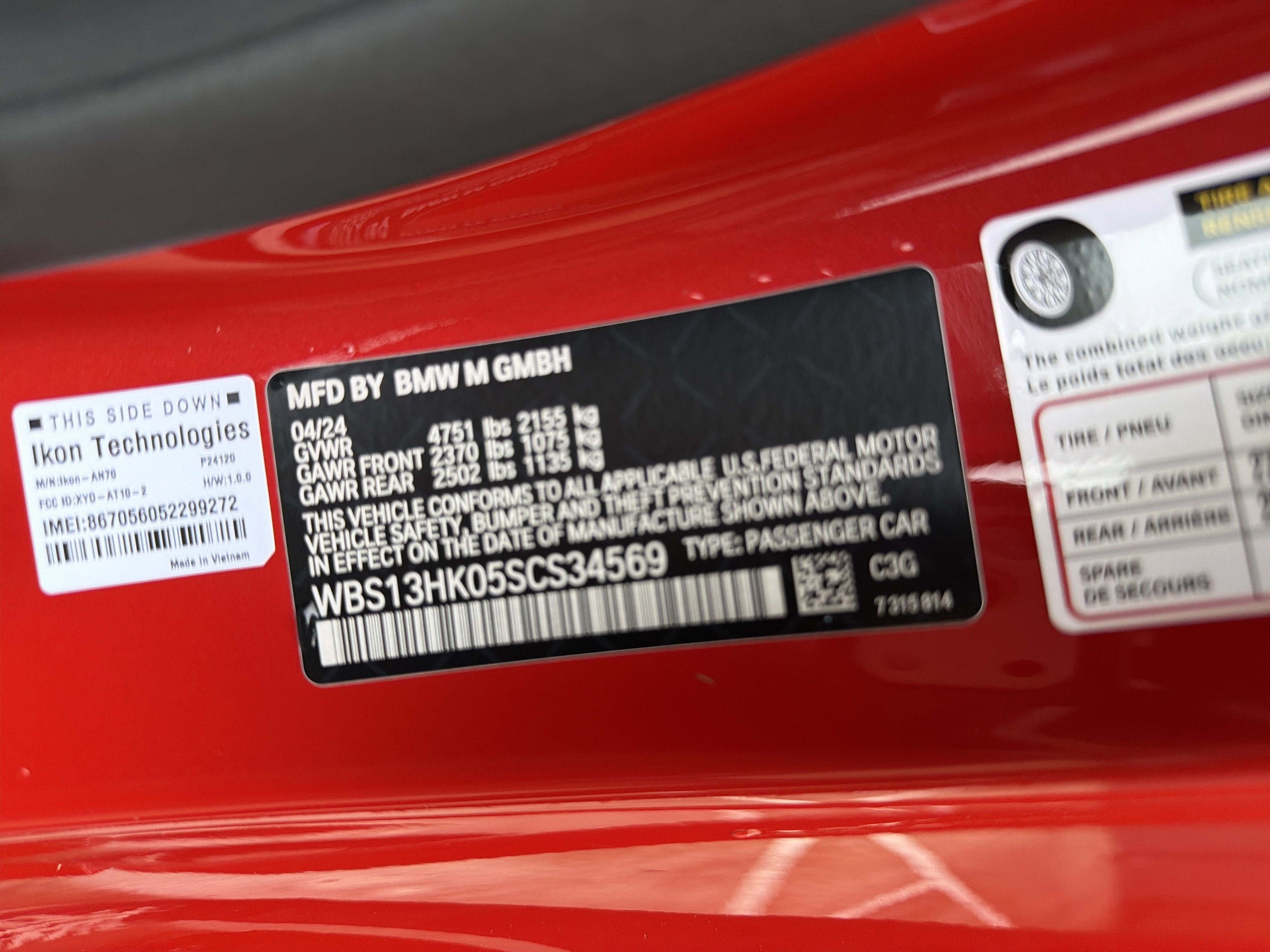 Used 2025 BMW M4 Coupe w/ Executive Package image 41