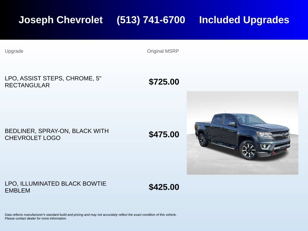Used 2018 Chevrolet Colorado Z71 AWD/4WD image 5