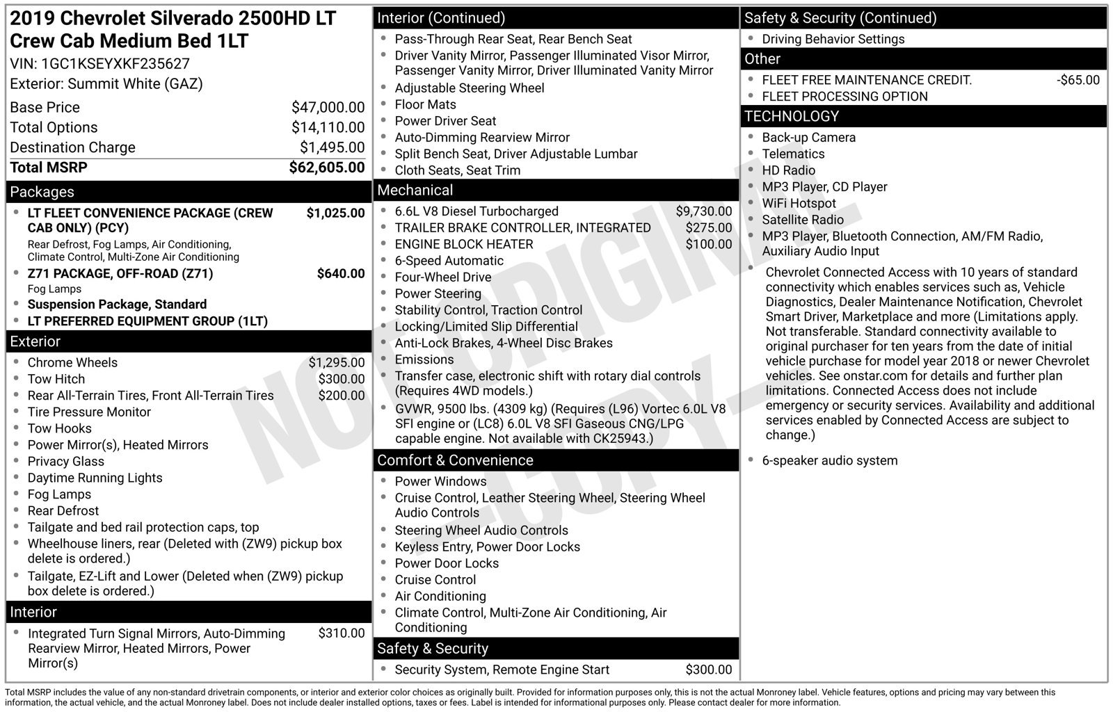 Used 2019 Chevrolet Silverado 2500 LT AWD/4WD image 6