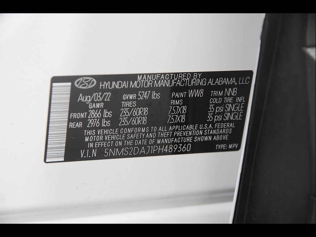 Certified 2023 Hyundai Santa Fe SEL w/ Cargo Package AWD/4WD image 23