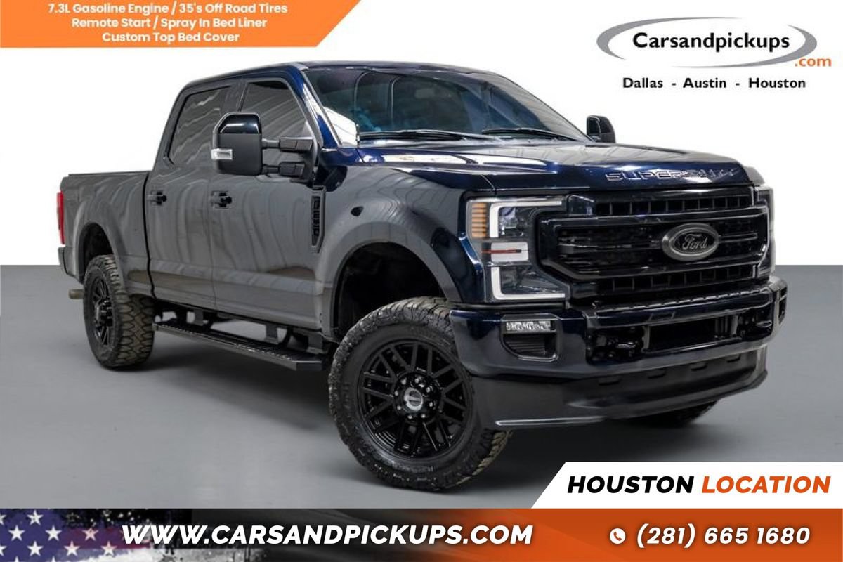 Used 2022 Ford F250 Lariat w/ Black Appearance Package AWD/4WD video 1