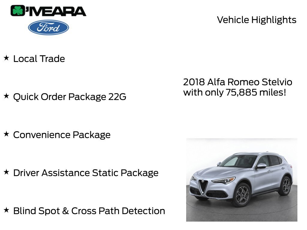 Used 2018 Alfa Romeo Stelvio Ti AWD/4WD image 8