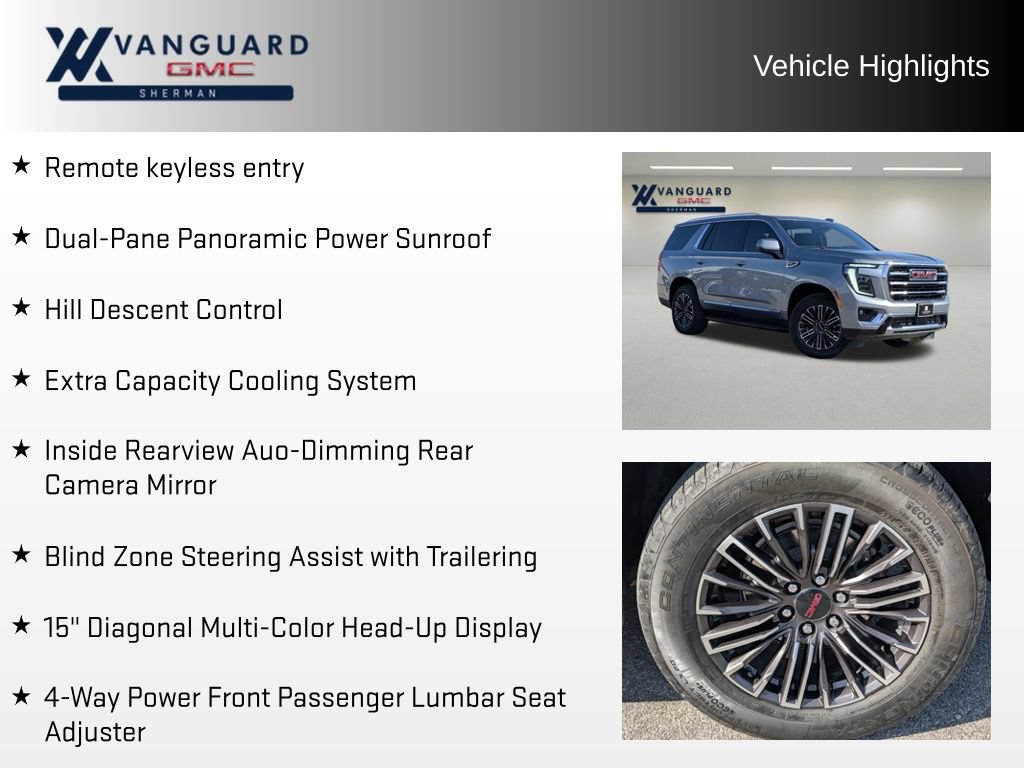 Used 2025 GMC Yukon Elevation w/ Elevation Premium Package AWD/4WD image 21