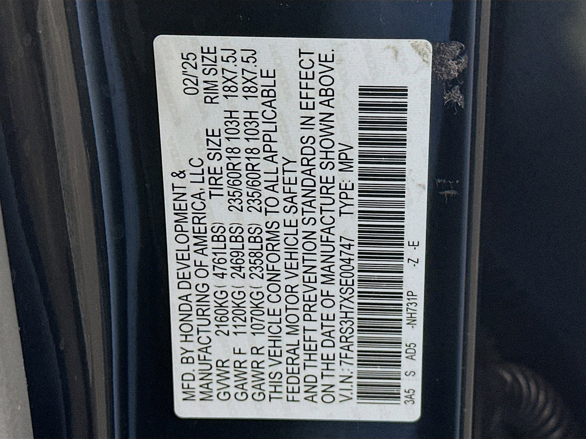 Used 2025 Honda CR-V EX-L image 12