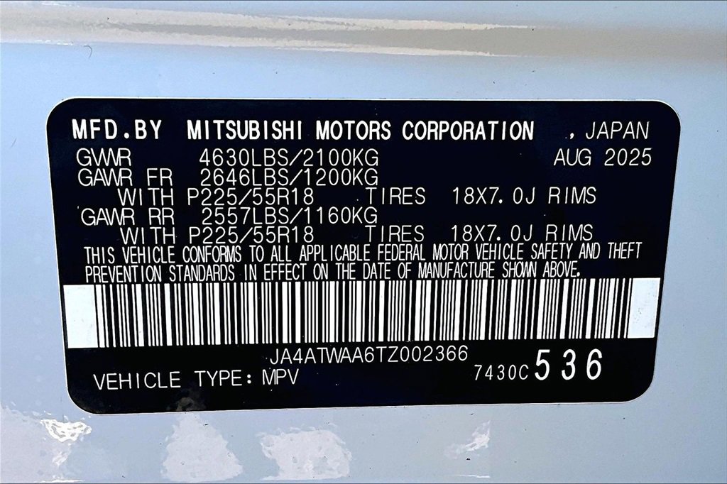 New 2026 Mitsubishi Eclipse Cross Black Edition image 13