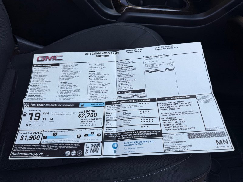 Used 2018 GMC Canyon SLE image 21