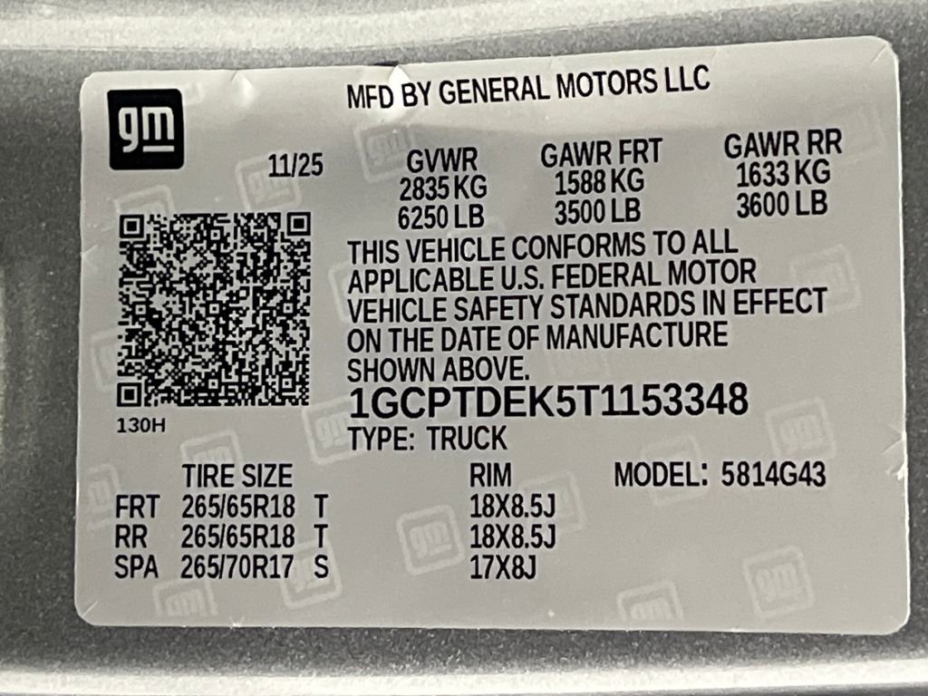 Used 2026 Chevrolet Colorado Z71 AWD/4WD image 65