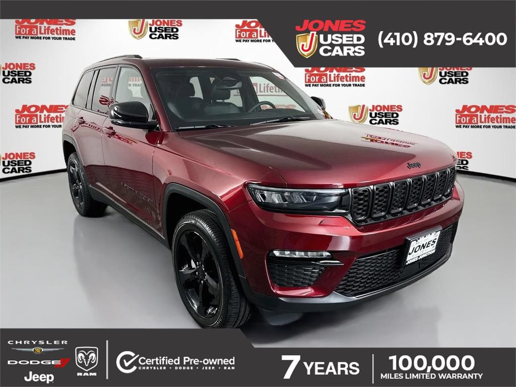 Used 2024 Jeep Grand Cherokee Limited w/ Black Appearance Package RWD image 1