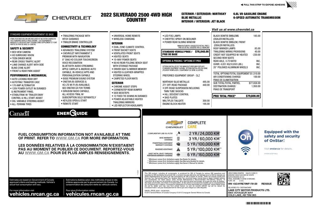 Used 2022 Chevrolet Silverado 2500 High Country w/ Z71 Off-Road Package image 3