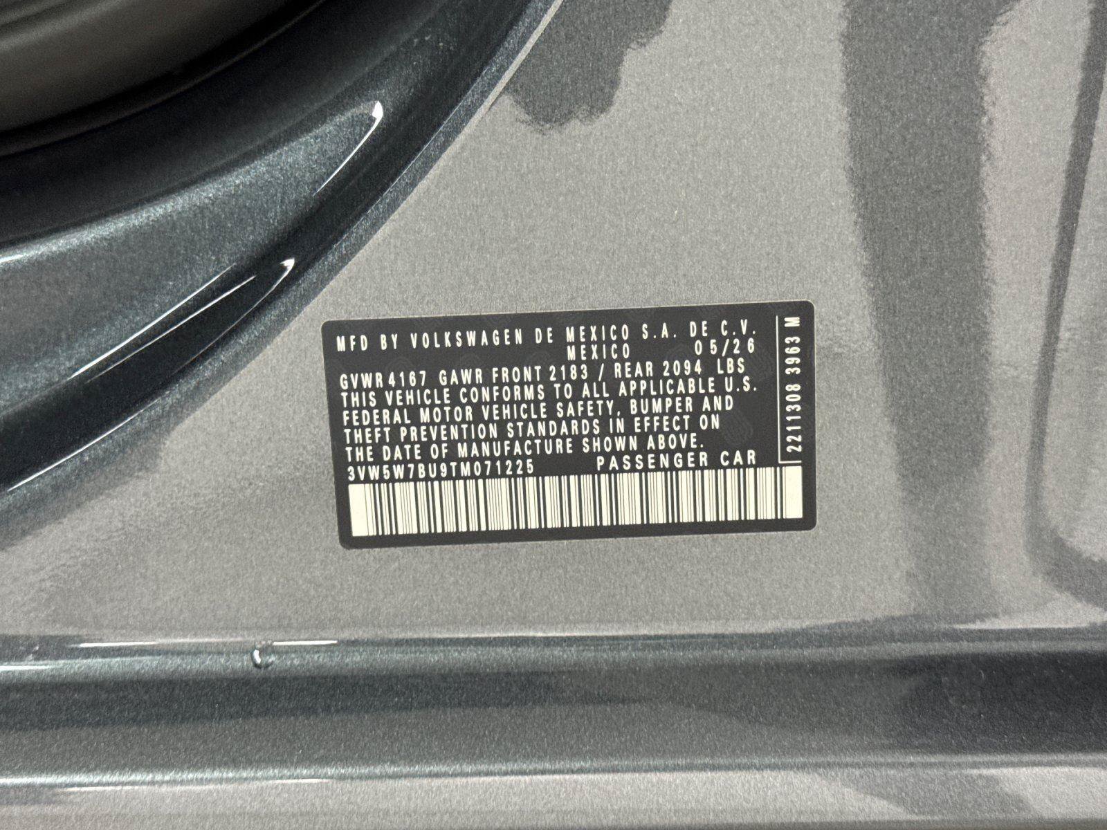 New 2026 Volkswagen Jetta S FWD image 25