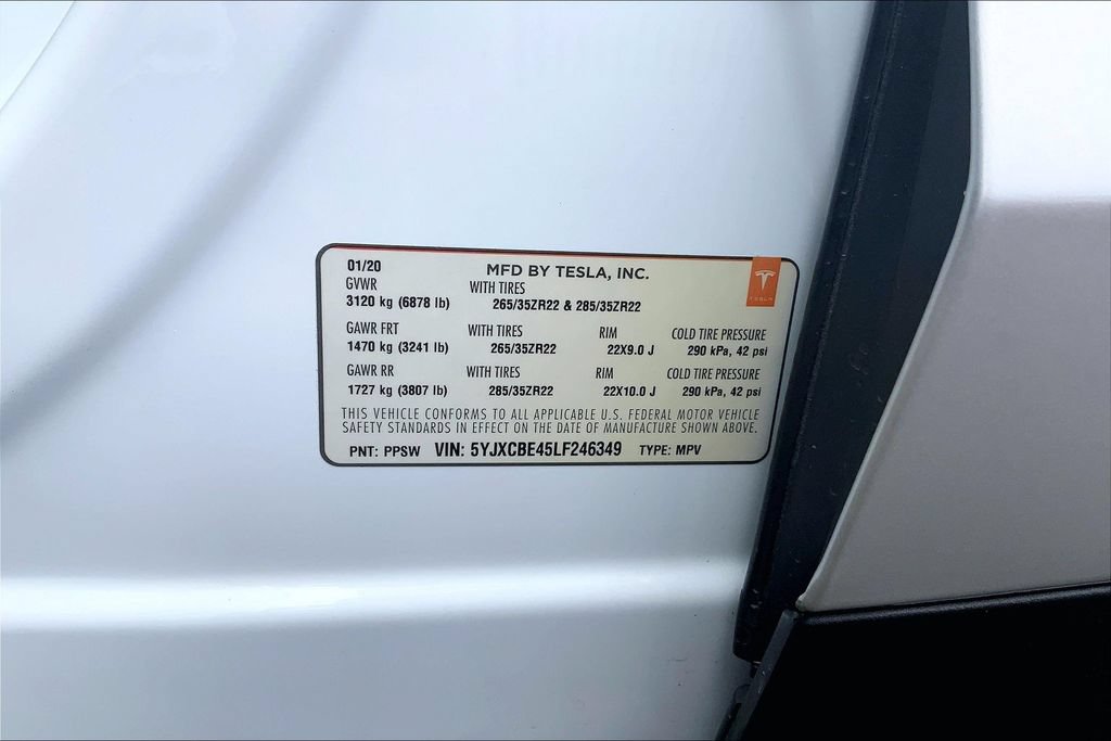 Used 2020 Tesla Model X Performance AWD/4WD image 30